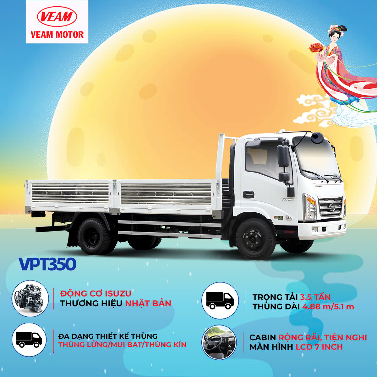 Đón thu sang - nhận lộc vàng cùng Veam Motors