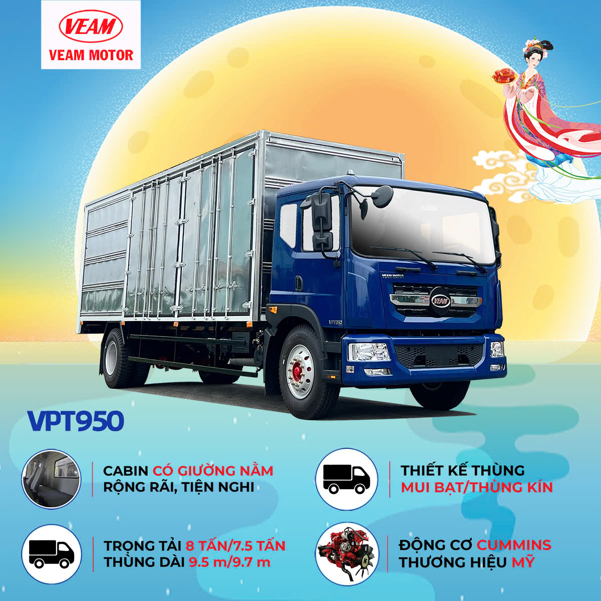 Đón thu sang - nhận lộc vàng cùng Veam Motors
