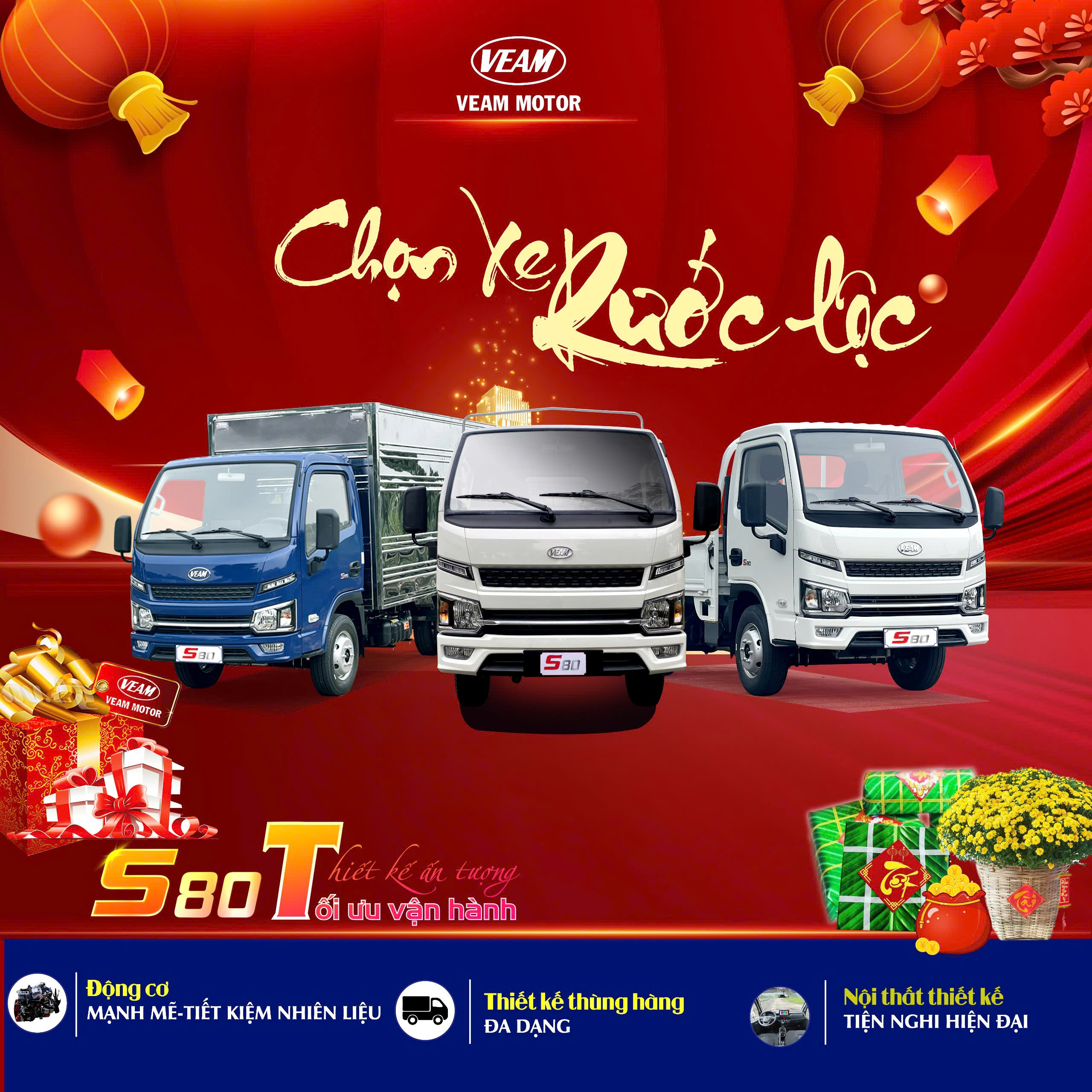 VEAM S80: THIẾT KẾ ẤN TƯỢNG – TỐI ƯU VẬN HÀNH