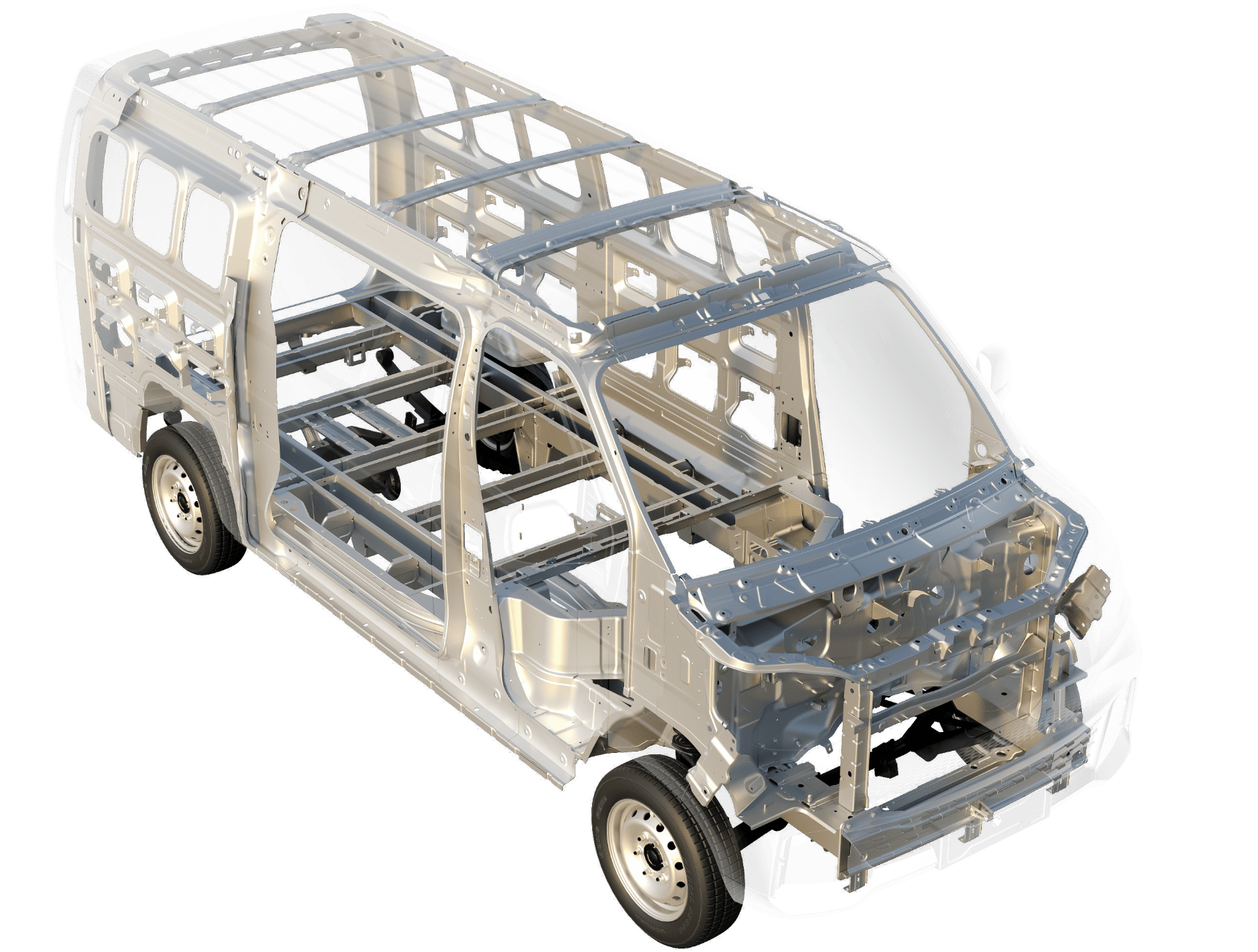 Xe van điện Veam Karry E5 2 chỗ tải trọng 945 KG