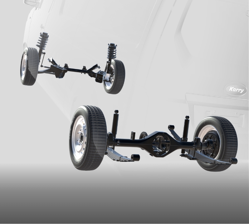 Xe van điện Veam Karry E5 2 chỗ tải trọng 945 KG
