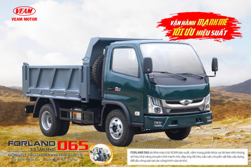 Forland D65 – Giải pháp vận chuyển vật liệu hiệu quả cho đô thị