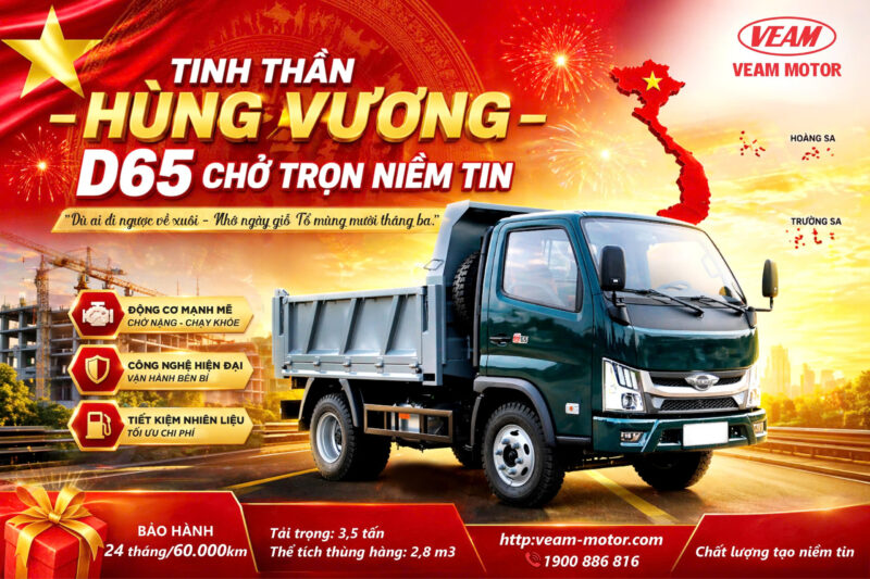 TINH THẦN HÙNG VƯƠNG – D65 CHỞ TRỌN NIỀM TIN