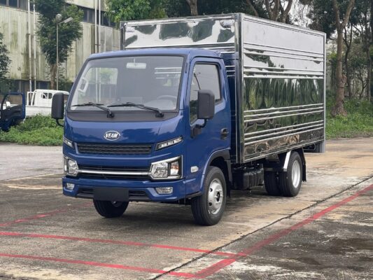 VEAM S80 THÙNG KÍN XANH – TẢI 1.5 - 1.9 TẤN, THÙNG DÀI 3M65, ĐỘNG CƠ DIESEL EURO 5